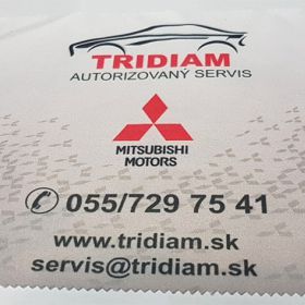 Handričky z mikrovlákna - utierky - Tridiam - Mitsubishi
