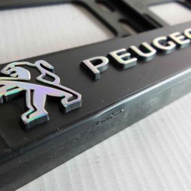 Držiak ŠPZ auto - referencie - Peugeot