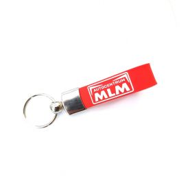 Kožené a gumové klíčenky s logem - referencia - MLM autocentrum