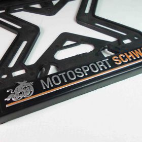 Držiak ŠPZ - moto - referencie - Motosport Schwarz