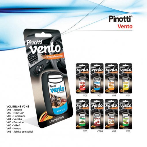 Pinotti Vento - osvěžovač vzduchu do ventilace