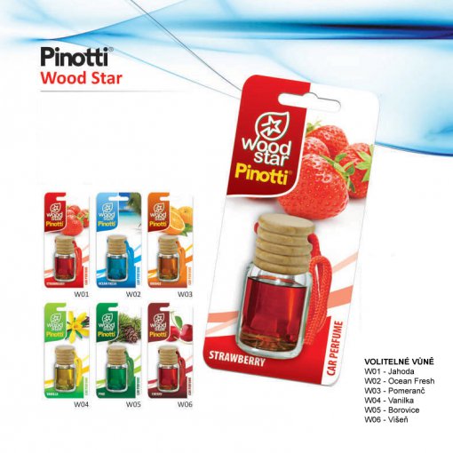 Pinotti Wood Star - parfémový osvěžovač vzduchu